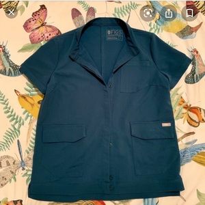 Figs carribean Rosario Military Top